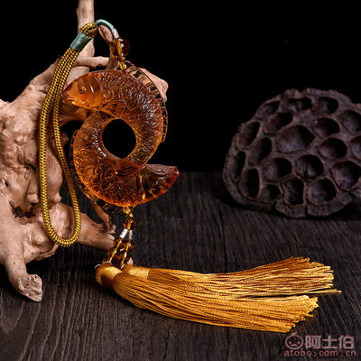 古法琉璃年年有魚掛件 匠心工藝與現(xiàn)代生活的完美融合